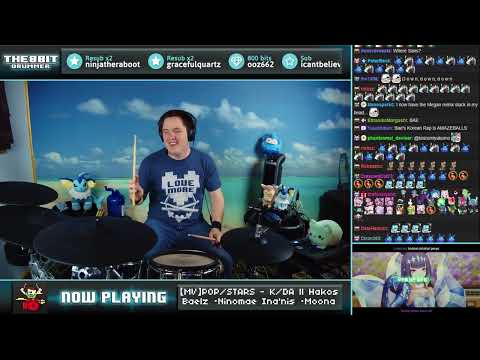 The8BitDrummer // K/DA - POP/STARS (Hakos Baelz, Moona Hoshinova, Ninomae Ina'nis and Ayunda Risu)