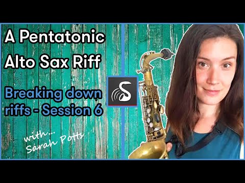 Easy A Pentatonic Lick for Alto Saxophone - Forget You Cee Lo Green - Daehan Choi inspired