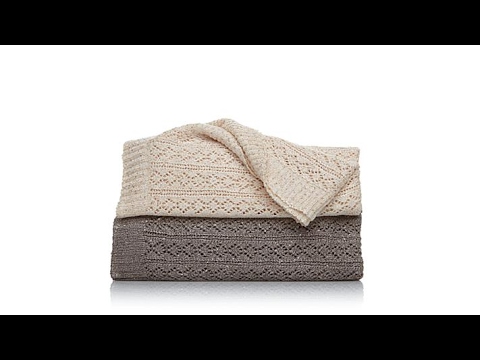 Highgate Manor Sophisticated Sequin Knit Throw