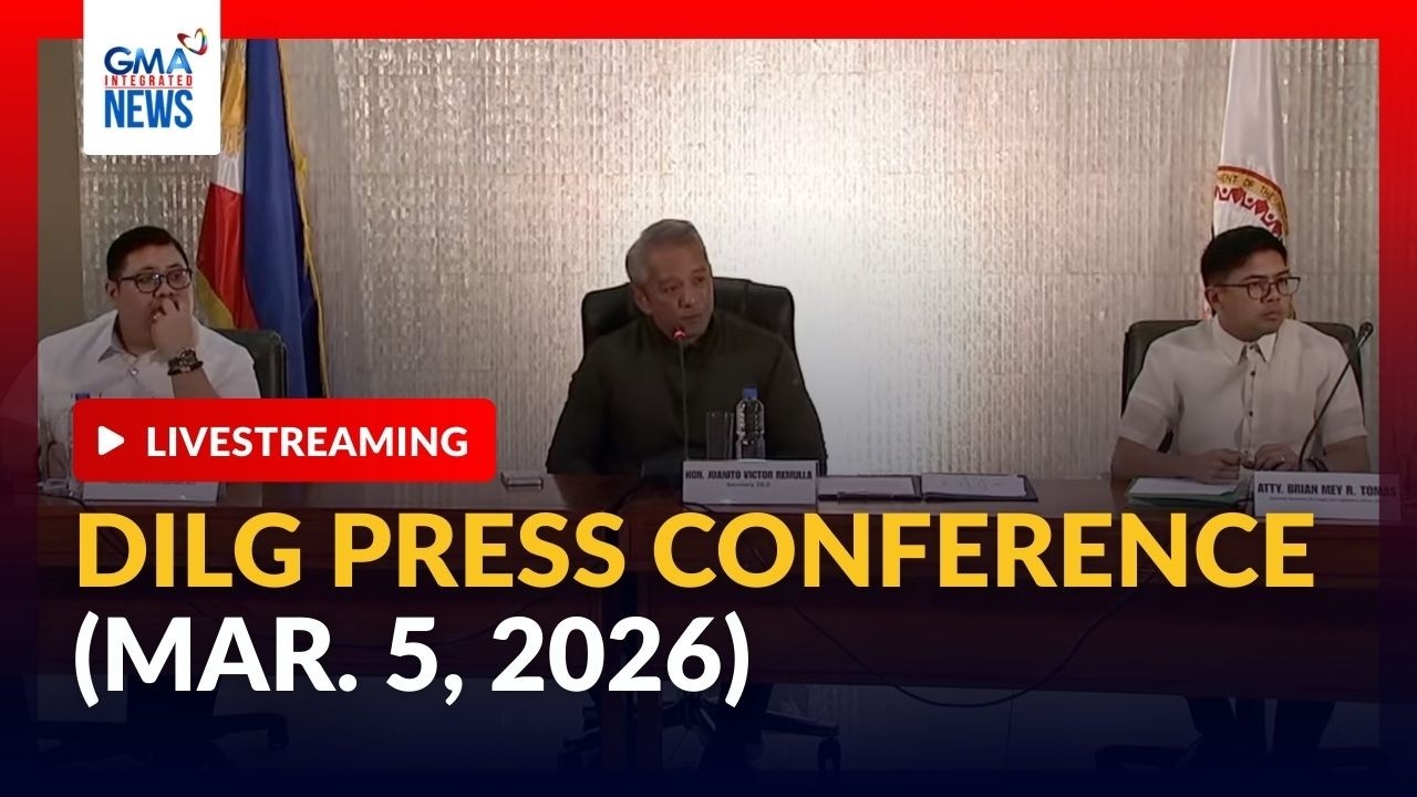LIVE - DILG press conference (March 5, 2026) - Replay | GMA Integrated News