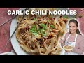 10 Minute Garlic Chili Noodles Super Easy Recipe