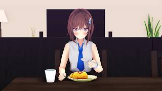 ハルカス・・・(T_T)(00:54:50 - 01:05:49) - 道明寺ここあがひたすらオムライスを食べる