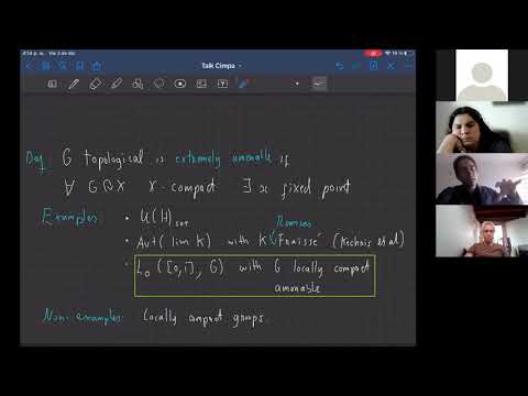 Grupos definiblemente promediables en lógica continua