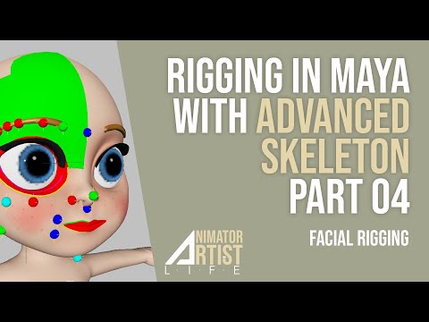 Facial Rigging in Maya with Advanced Skeleton  - PART 04 - Face Rig