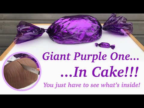 Giant Purple One CAKE! - Time Lapse Making Of