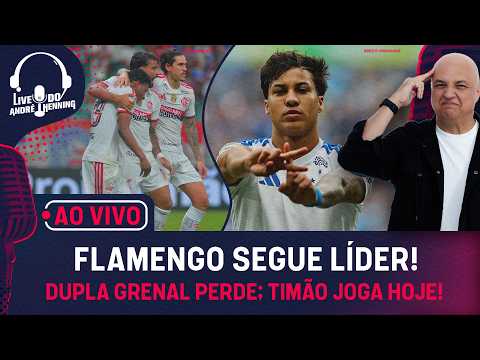 AO VIVO: FLAMENGO SEGUE LÍDER, MAS COM PALMEIRAS NA COLA; GRÊMIO, INTER E VASCO PERDEM; Z4 QUENTE!