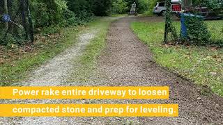 Video! Gravel Driveway Repair