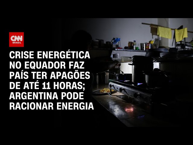 Crise energética no Equador faz país ter apagões de até 11 horas | CNN 360°
