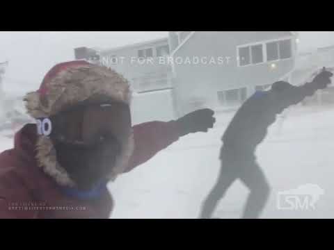 1-29-22 Sandwich, MA - Whiteout Blizzard Conditions and Coastal Flooding