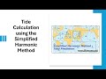 How To Find The Height Of Tide Using The Simplified Harmonic Method