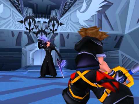 Kingdom Hearts II Final Mix cutscene: 38 - Xigbar's Replica Data Defeated