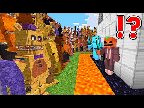 1000 FNAF vs. La Casa Mas Segura de Minecraft!
