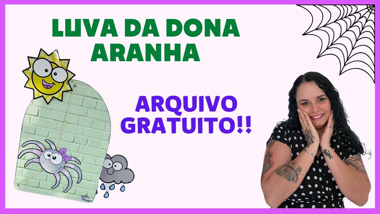 Luva da Dona Aranha - Bolacha Pedagógica