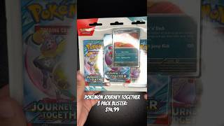 Pokémon Journey Together 3 Pack Blister Opening! #pokemon #pokemoncards #pokemontcg #shorts