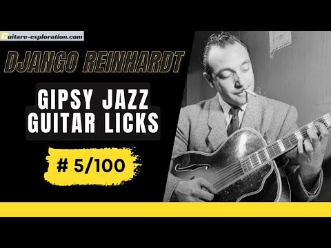 Django Reinhardt Gypsy Jazz Guitar Licks (5/100)