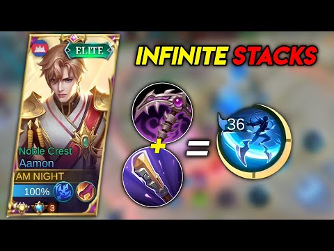TRY THIS!!! NEW AAMON BUILD INFINITE ULTI STACKS 100% ENEMIES ONE SHOT DELETE - MOBILE LEGENDS