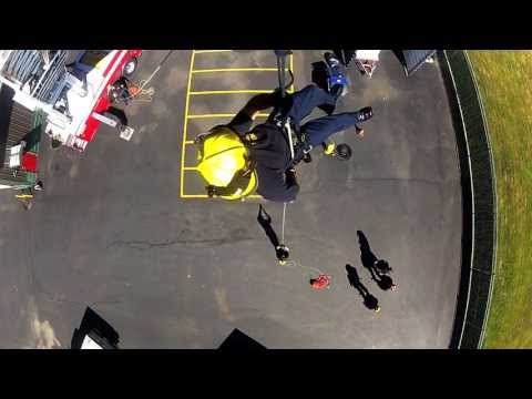 Rappelling From Truck 8283 | Arcata Fire District