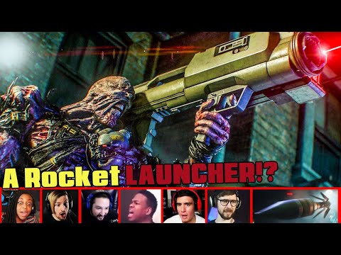 Gamers Reactions To NEMESIS With A ROCKET LAUNCHER In Resident Evil 3 Remake | Mixed Reactions