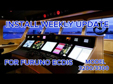 How to install weekly updates for FURUNO ECDIS model FMD 3200/3300