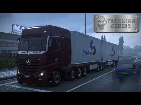 Mercedes-Benz New Actros| 2 Cargo Container Pears Delivered | Euro Truck Simulator 2
