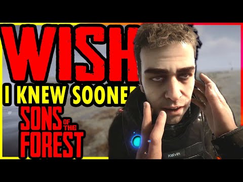SONS OF THE FOREST Wish I Knew Sooner - Beginners Guide Tips!