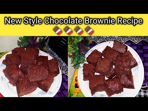 New Style Chocolate Brownie Recipe 🍫🍫||By Cooking With Nosheen|| Yemmy And testy 😋😋||
