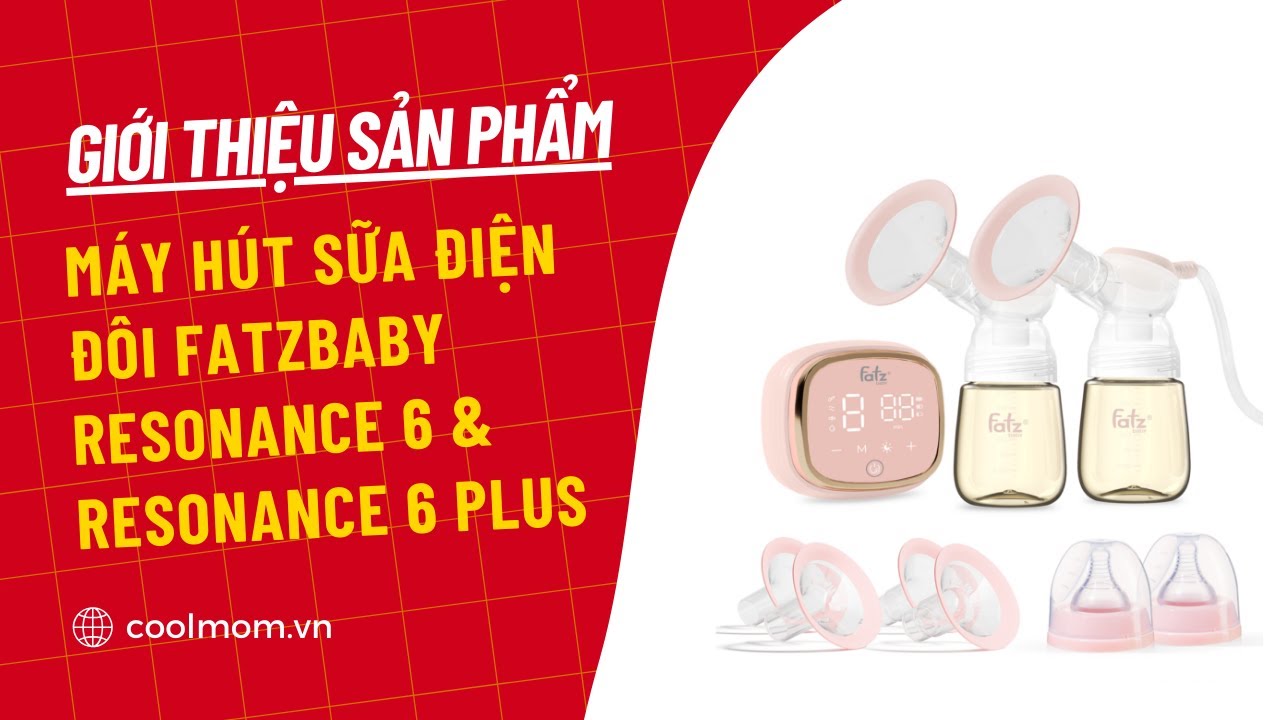 Máy hút sữa điện đôi Fatzbaby Resonance 6 Plus FB1103VN
