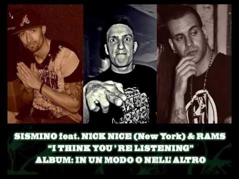 SISMINO feat. NICK NICE (New York) & RAMS "I THINK YOU'RE LISTENING"  SCRATCH DJ DIMA(ARENA051)