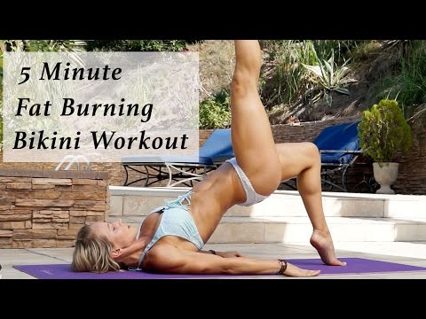 5 Minute Fat Burning Bikini Workout #87