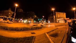 preview picture of video 'Night ride in Rijeka, Croatia, time-lapse photography'