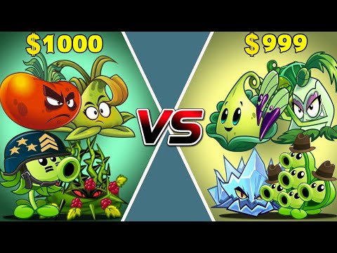 PvZ 2 Super Team Plant Max Level  Team Plant Vs Team Plant-That Team Plant Will Win?