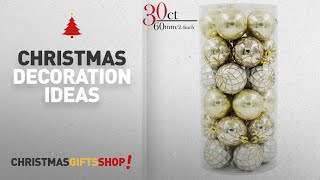 Top Gold And White Christmas Decorations: Valery Madelyn 30c