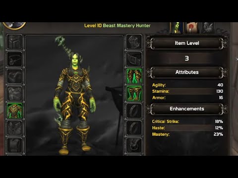 World of Warcraft Legion Remix Hunter Speed Leveling 10-80