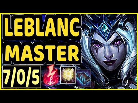 LVSYAN (LEBLANC) - 7/0/5 KDA GAMEPLAY - EUW Ranked MASTER