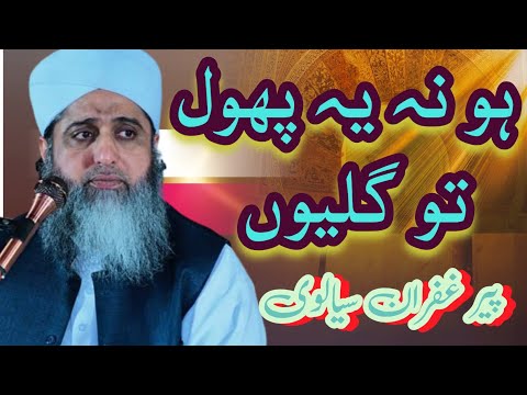 ho na yah phool to galiyon Ka khubsurat naat Pir Ghufran mehmood sialvi new naat