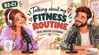 English Podcast For Learning English | Real English Conversation Practice Talk About Fitness Routine