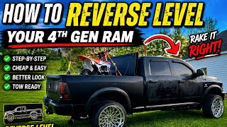 How to Reverse Level a 2014 Ram 2500