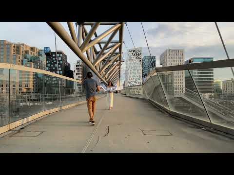 Walking Oslo Akrobaten bru - July 2021 #osloelsa67