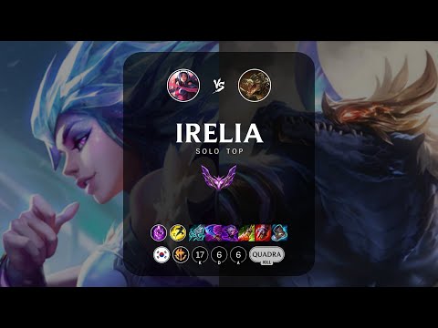 Irelia Top vs Renekton - KR Master Patch 13.13