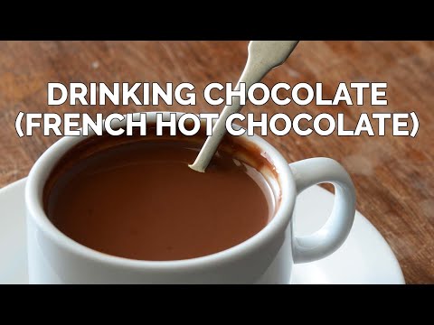☕️🍫 How to Make French Hot Chocolate: This EASY Recipe is Just Like the Drinking Chocolate in Paris!