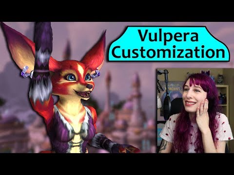 Vulpera Allied Race Customization Options - Male and Female