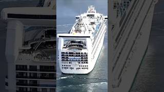 #😭 ❤️取り舵大回転入港 ゴ―ルデン・プリンセス Golden Princess  長崎入港⚓ 😎