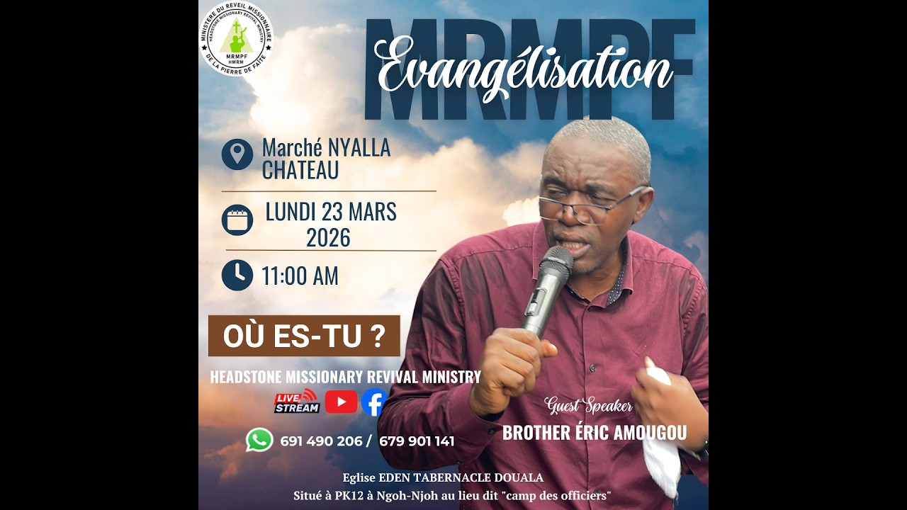 [ÉVANGÉLISATION] "OÙ ES-TU ?"| Fr Jean Marcel ERIC AMOUGOU EKOMAN