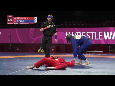 1/2 Women's GP GI - 64 kg: V. PROKOPIUK (UKR) v. E. PLITKINA (RUS)