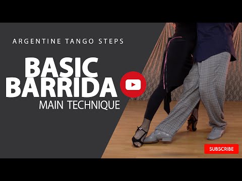 "BARRIDA" Tango step  (Main technique)