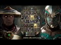 Mortal Kombat 11 Raiden Vs Kotal Kahn Hard