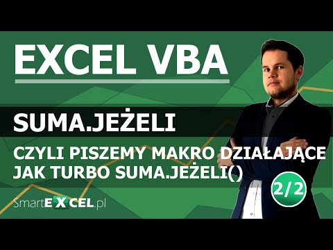 Makro działające jak TURBO SUMA.JEZELI(). Część 2/2 - Automatyczne wyszukiwanie zakresów z danymi.