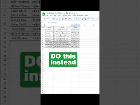 Google Sheets Quick Tip: Adding a New Column in Seconds!