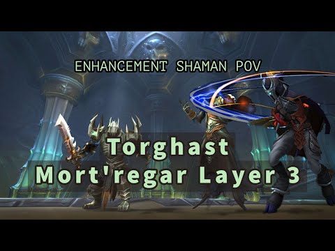 Mort'regar Layer 3 - Torghast - Enhancement Shaman Full Run Gameplay