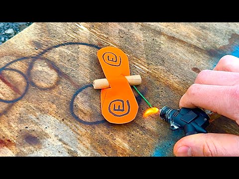 How to make helicopter firework from sugar rocket fuel